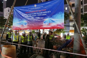 胡志明市加紧推进地铁2号线地质勘查钻探工作