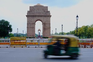 2025年8月20日，印度首都德里门。图：伍岳