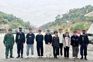 外籍涉案人员已依照法律规定被驱逐出越南领土。图：越通社