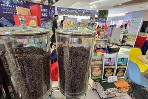 第三届“推崇越南咖啡与茶”盛会上的Meet More咖啡展位。