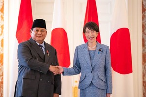 日本首相高市早苗与与印度尼西亚总统普拉博沃·苏比安托。图：mekongasean.vn