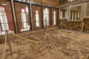 德黑兰戈勒斯坦宫受损情况。