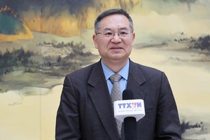 中国浙江工业大学区域国别研究院执行院长、越南研究中心主任成汉平教授、博士。图：越通社