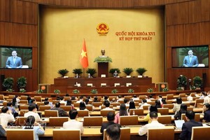 国会副主席阮克定主持会议。图：越通社