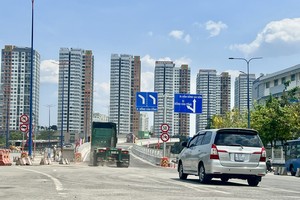 N3高架桥直接连接梅志寿街与童文贡街。图：国雄