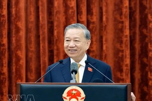 越南共产党中央总书记、国家主席苏林。图：越通社