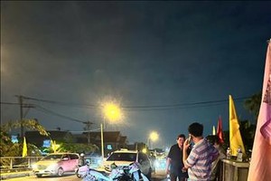 事故现场。