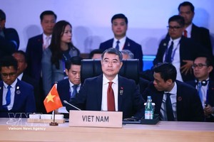 越南政府总理黎明兴出席第48届东盟峰会。图：越通社