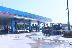 火灾现场。图：越通社