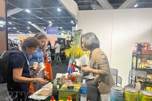 国际消费者对越南商品印象深刻。图：越通社