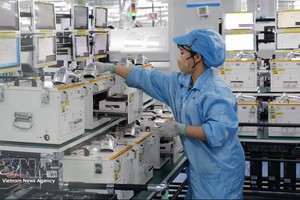 2026年前5个月贸易顺差达到181亿美元。图：越通社