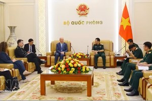 会见场景。图：越通社