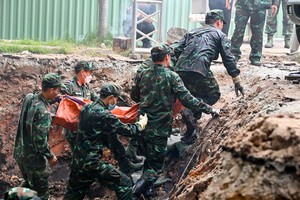  黎氏莲公园再发现19具烈士遗骸