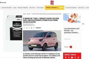 《汽车》杂志上发布的文章。图：越通社