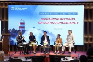世界银行于5月15日发布《2026年5月越南经济更新报告》。图：Vietnam+