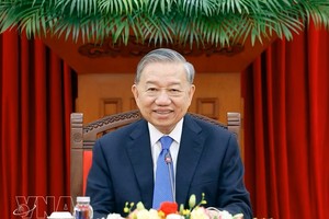 越南共产党中央总书记、国家主席苏林。图：越通社