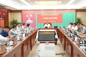 中央检查会第八次会议。图：中央检委会电子信息网站。