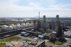 位于胡志明市新福坊的晓星化学工厂。图：越通社