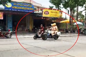 民众提供关于2026年6月17日事件现场的视频截图。图：视频截图
