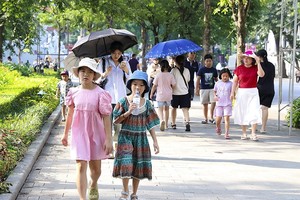 北部及中部地区迎来高温天气。（示意图）