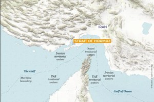 霍尔木兹海峡是全球能源运输的战略要道。图片来源：半岛电视台
