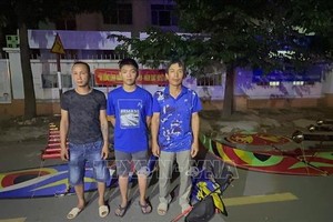 涉案对象及赃物。图：越通社
