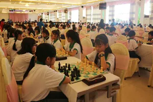 Hơn 900 VĐV dự giải vô địch cờ vua trẻ toàn quốc năm 2017