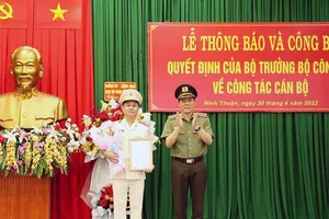 Khánh Hòa, Ninh Thuận có tân Giám đốc công an tỉnh