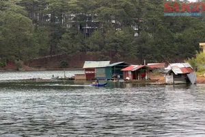 Lâm Đồng chỉ đạo xử lý dứt điểm nhà nổi trên hồ Tuyền Lâm 