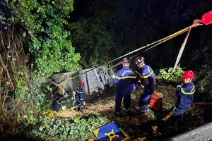 Xe khách lao xuống đèo Bảo Lộc, 1 người chết, 30 người bị thương