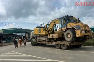 Sau phản ánh Báo SGGP, bắt đầu sửa chữa đường tỉnh như... ruộng