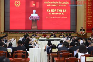 HĐND tỉnh Lâm Đồng họp kết hợp trực tuyến để thích ứng với tình hình mới