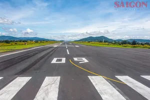 Hiện trạng đường cất hạ cánh sân bay Liên Khương
