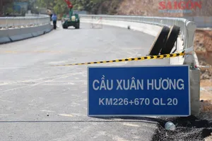 Cầu Xuân Hương trên đèo Mimosa sẵn sàng đưa vào sử dụng