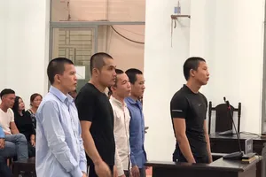 Các bị cáo trước tòa