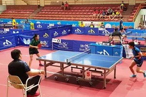 Khai mạc giải bóng bàn Báo Nhân Dân lần thứ 37