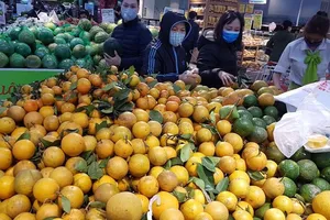 Các siêu thị vẫn ăm ắp hàng, không hề khan thiếu