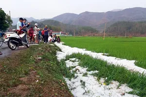 Mưa đá còn tiếp tục xảy ra ở nhiều nơi