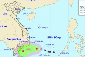 Biển Đông sắp đón áp thấp nhiệt đới