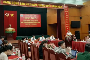 Quang cảnh buổi họp báo. Ảnh: TTXVN