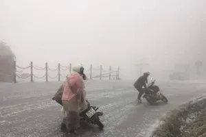 Dự báo vùng núi cao có thể xảy ra băng giá