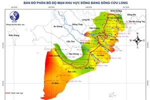 Nam bộ đón nhận tổ hợp triều cường, xâm mặn và mưa dông trái mùa