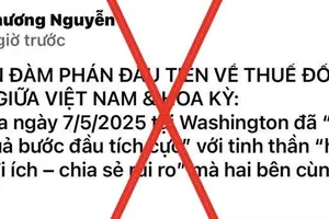 Cẩn trọng với thông tin giả về đàm phán thuế