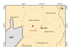 Động đất 5 độ richter tại tỉnh Điện Biên