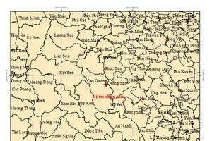 Động đất nhẹ tại Phú Thọ, rung lắc ở Hà Nội