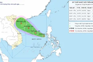 Đêm 2-7 đến ngày 3-7: Áp thấp nhiệt đới có khả năng mạnh lên thành bão