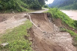 Mưa lớn gây nhiều thiệt hại tại Điện Biên, Lai Châu