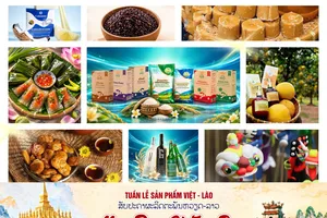 Giới thiệu hơn 100 sản phẩm đặc trưng của Việt Nam và Lào tại Hà Nội