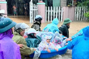 Từ tối 27-10, khu vực Hà Tĩnh đến TP Đà Nẵng mưa to, đề phòng ngập úng, sạt lở đất