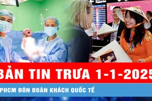Bản tin trưa 1-1: TPHCM đón đoàn khách quốc tế “xông đất” đầu năm